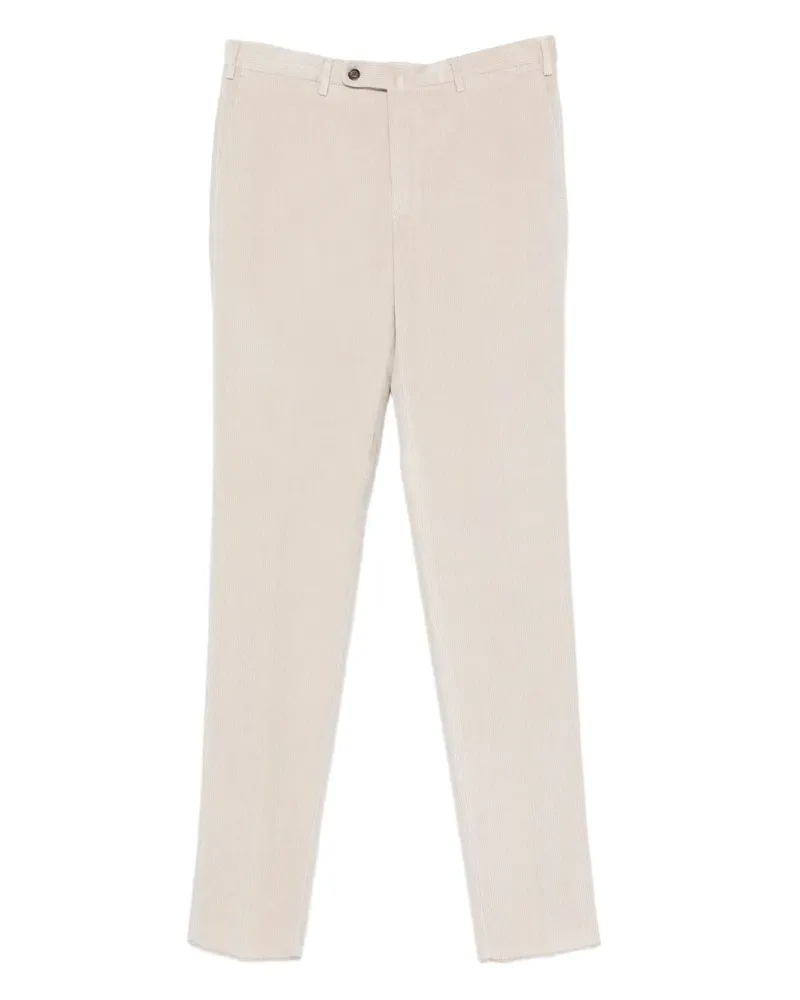 Incotex Hose aus Cord - Nude Nude
