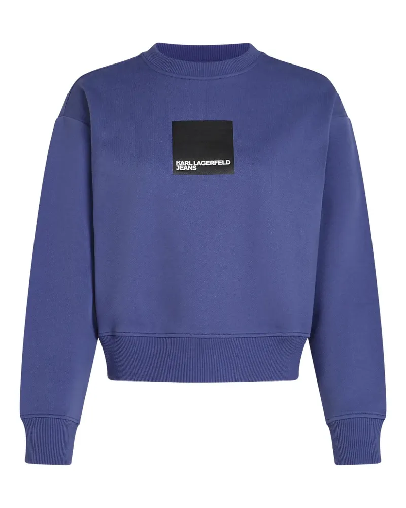 Karl Lagerfeld Sweatshirt mit Logo - Blau Blau