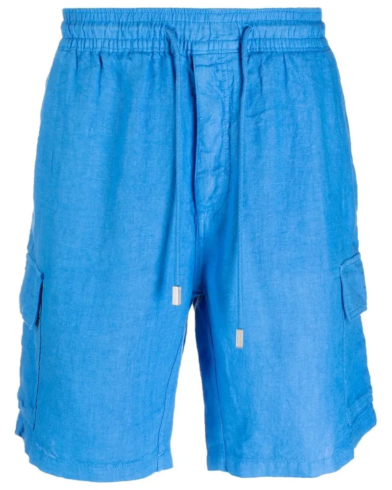 Vilebrequin Badeshorts mit Logo-Patch - Blau Blau