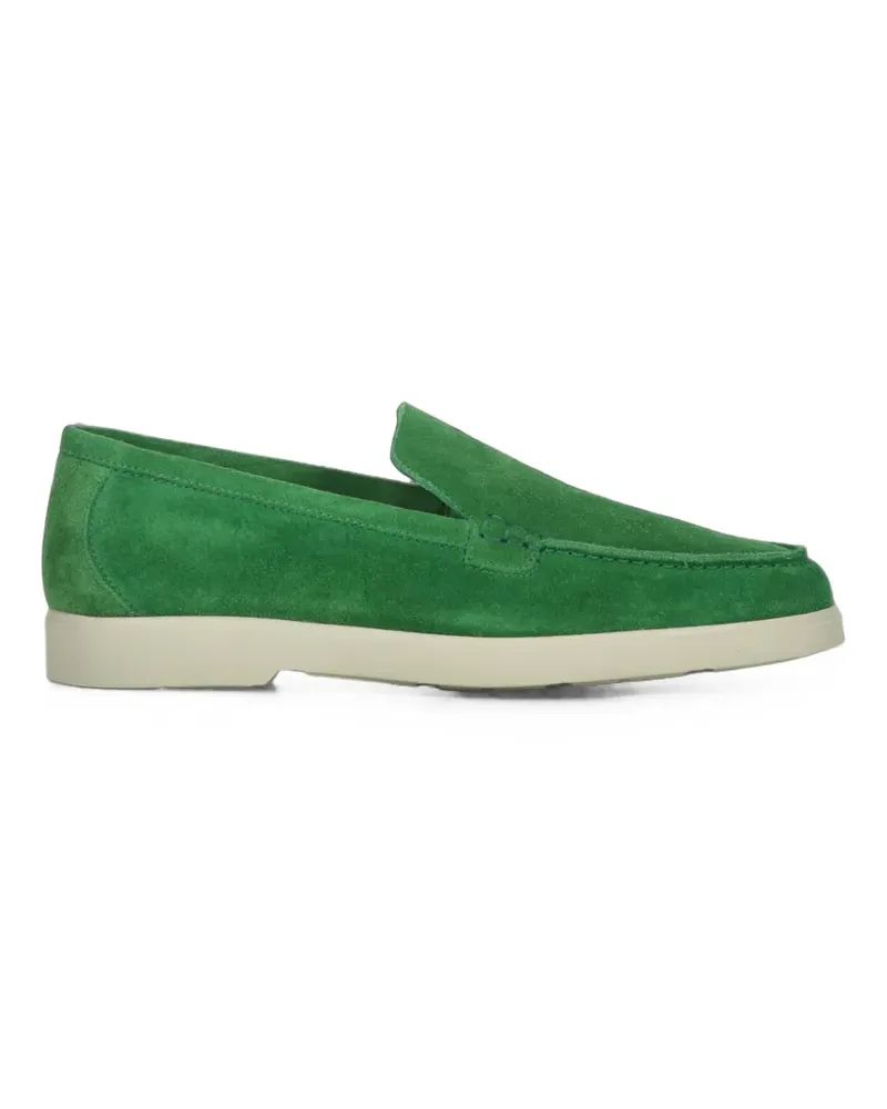 MOORER Loafer aus Wildleder - Grün Grün