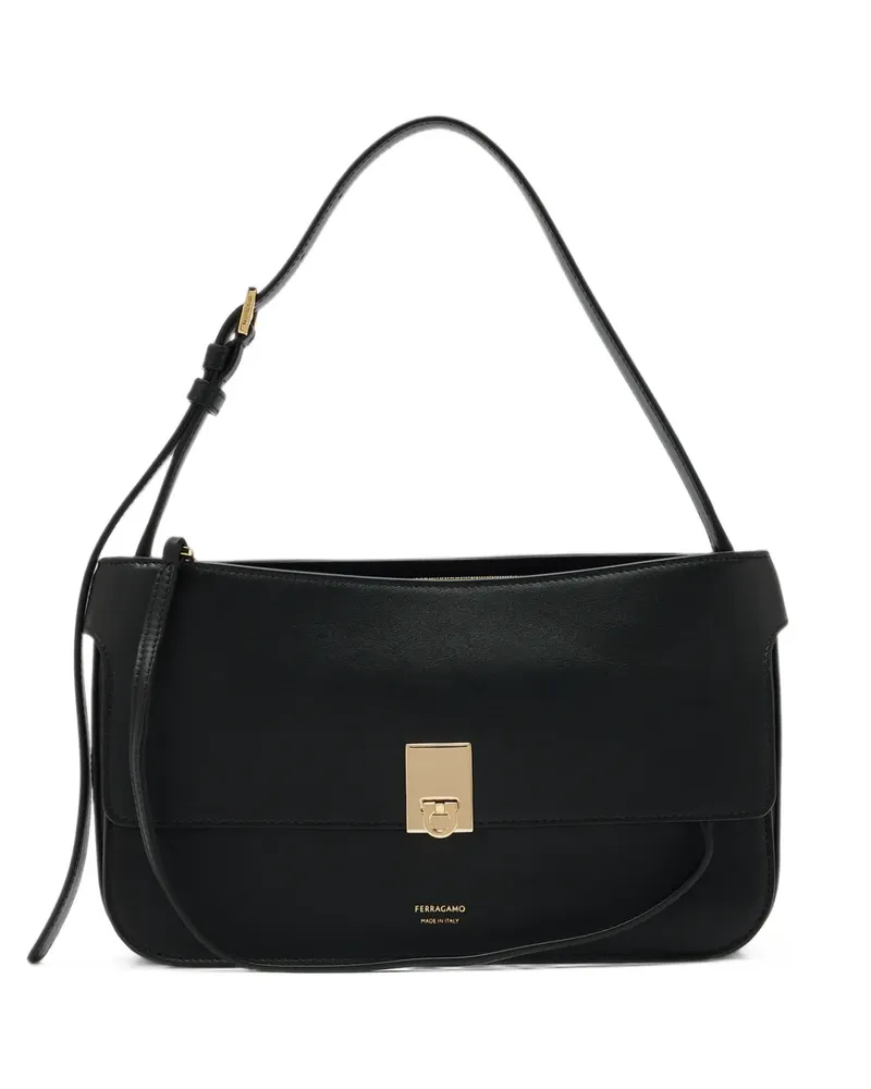 Ferragamo Cara Tasche (XS) - Schwarz Schwarz