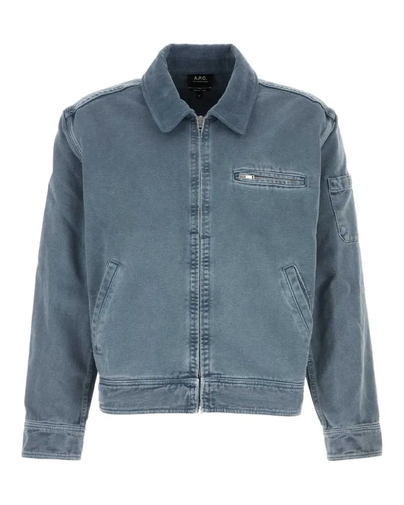 A.P.C. Alexis zip-up jacket - Blau Blau