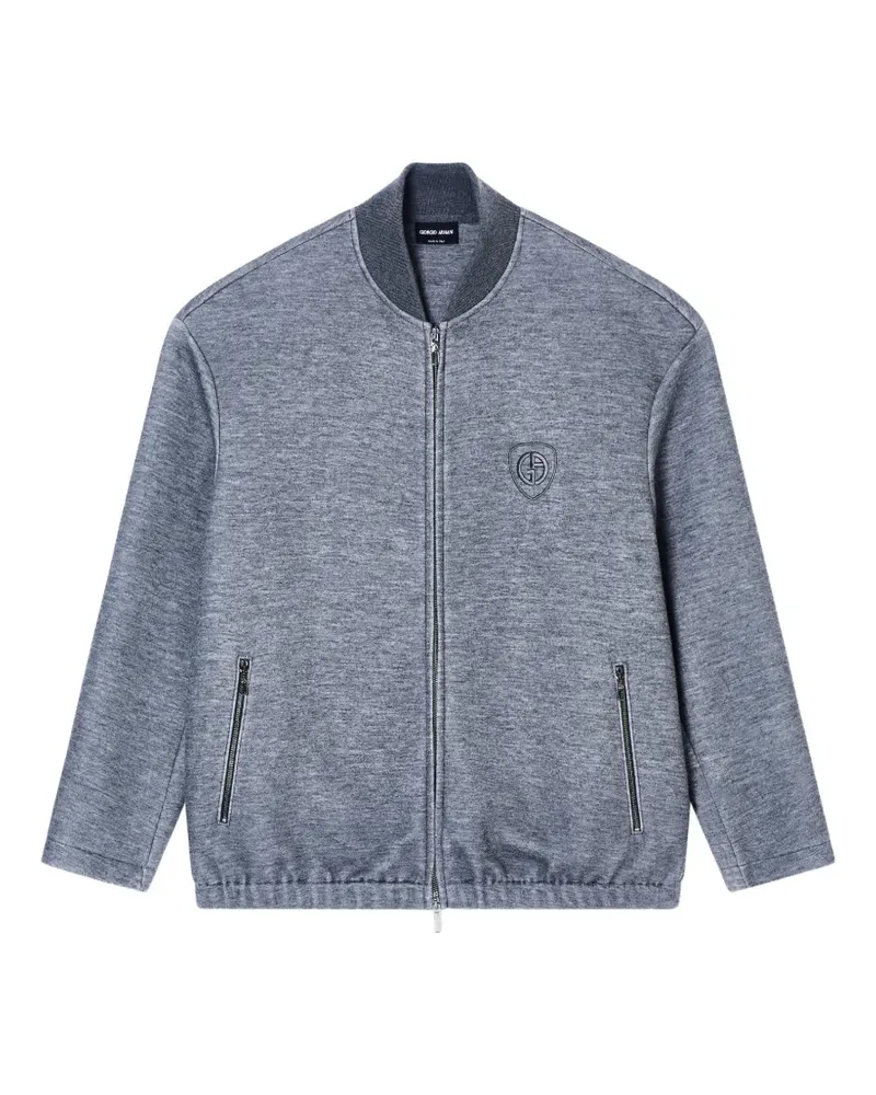 Giorgio Armani Jacke mit Reißverschluss - Grau Grau