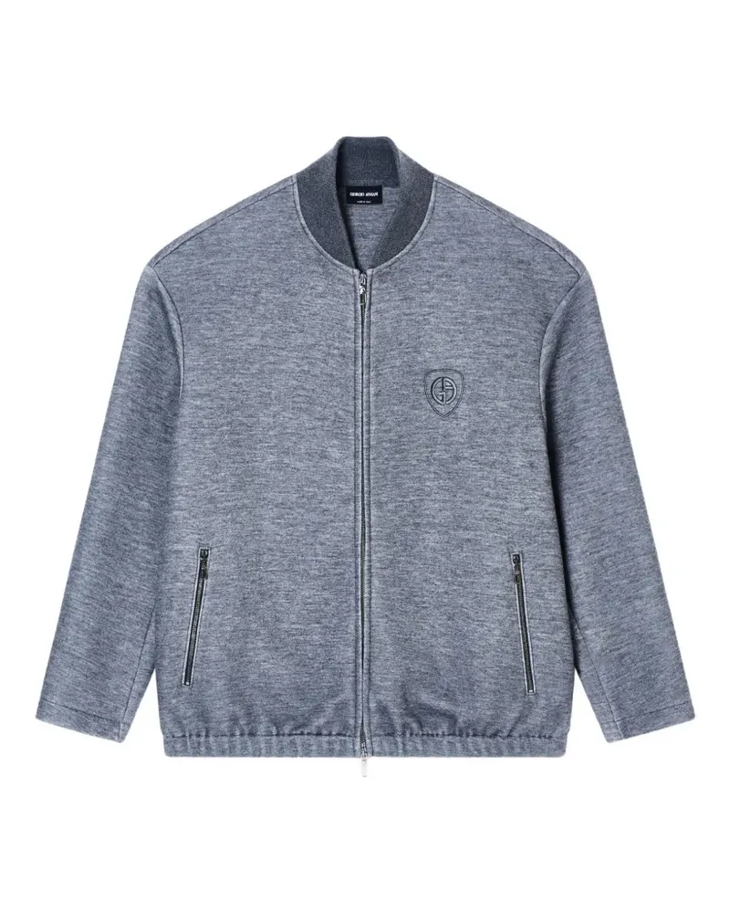 Giorgio Armani Jacke mit Reißverschluss - Grau Grau