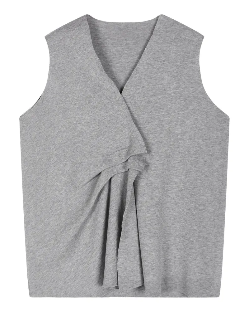 JNBY Drapiertes Strickoberteil - Grau Grau