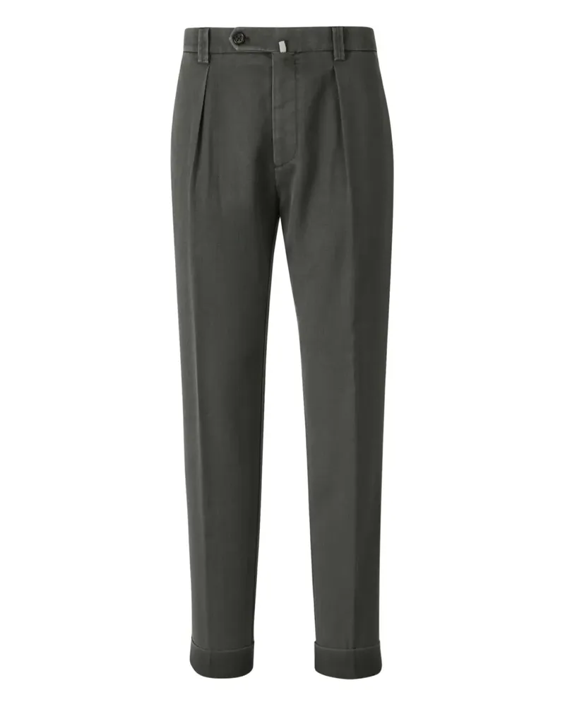 Berwich Plissierte Tapered-Hose - Grün Grün