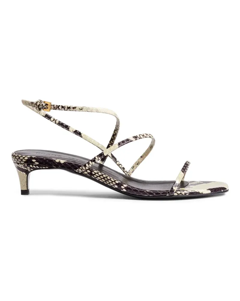 KHAITE Sandalen mit Print, 35mm - Nude Nude