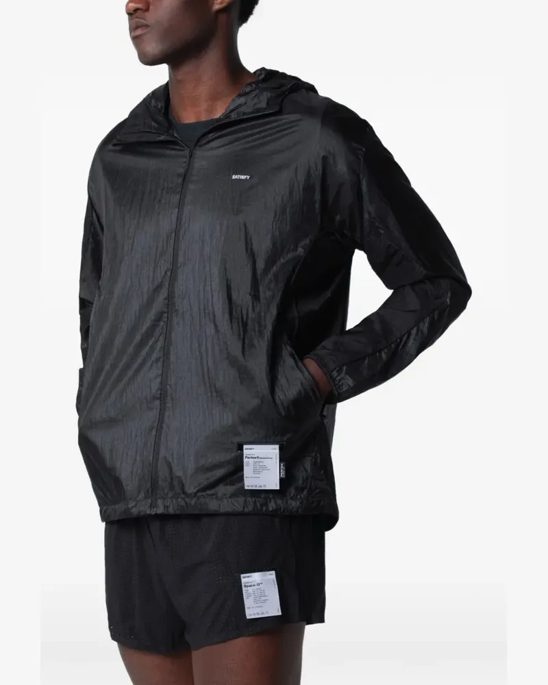 Satisfy Pertex Diamond Fuse windbreaker jacket - Schwarz Schwarz