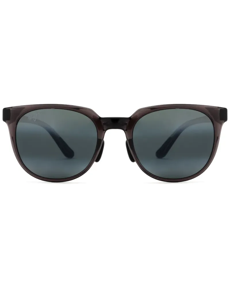 Maui Jim Sonnenbrille mit geometrischem Gestell - Grau Grau