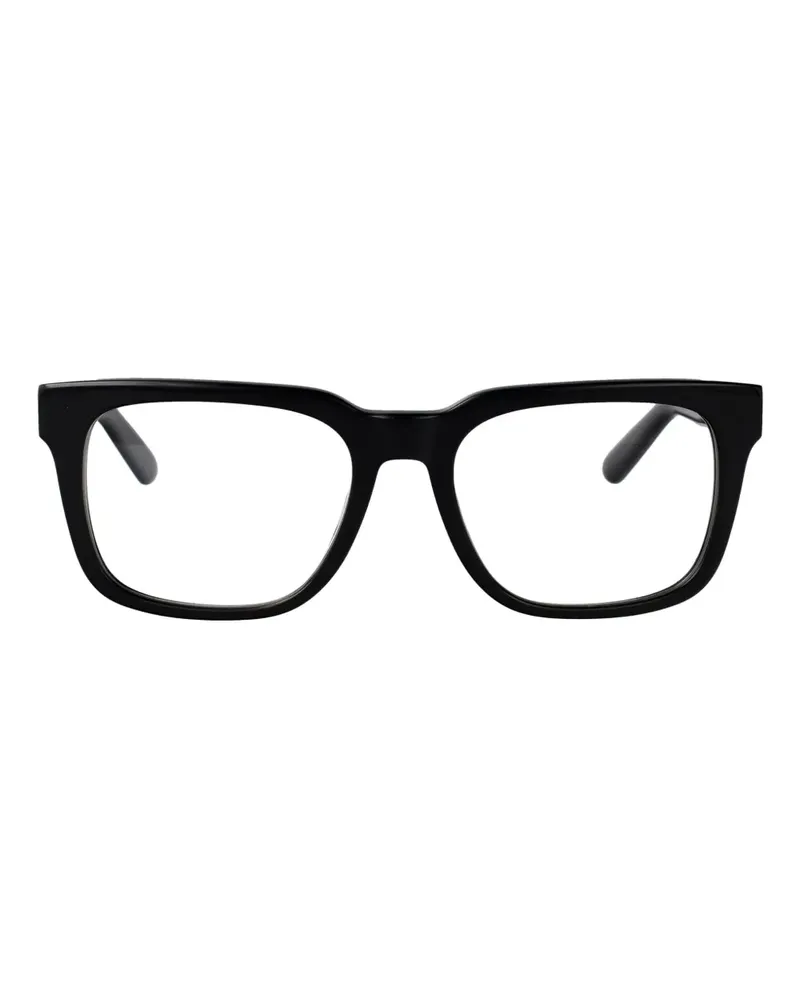 GCDS Brille mit eckigem Gestell - Schwarz Schwarz