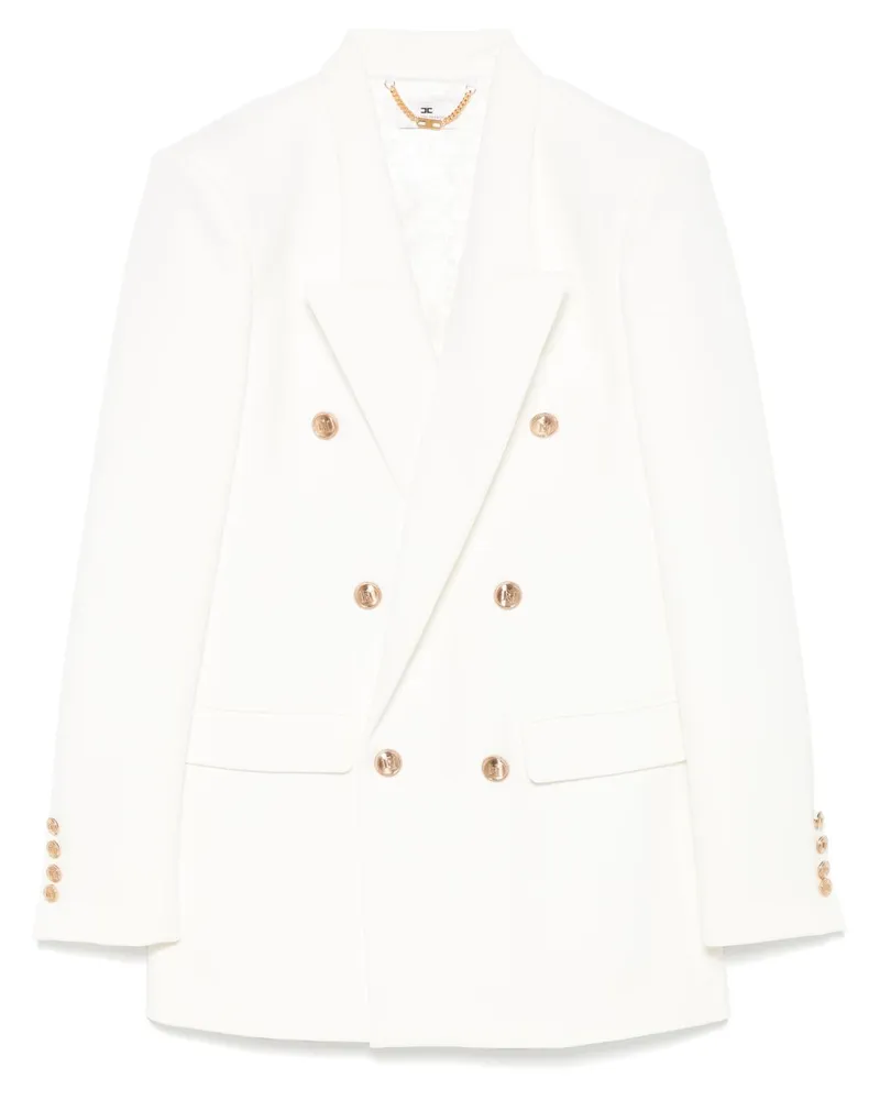 Elisabetta Franchi Blazer aus Krepp - Weiß Weiß