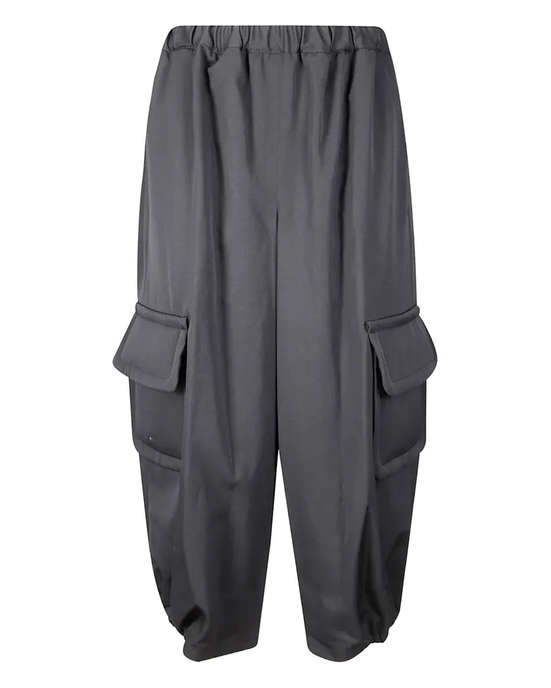 Comme des Garçons cuffed-ankles trousers - Schwarz Schwarz
