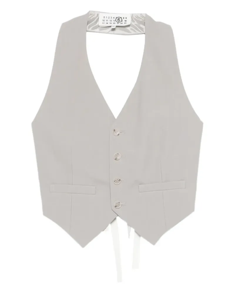 Maison Margiela Weste mit Knöpfen - Grau Grau