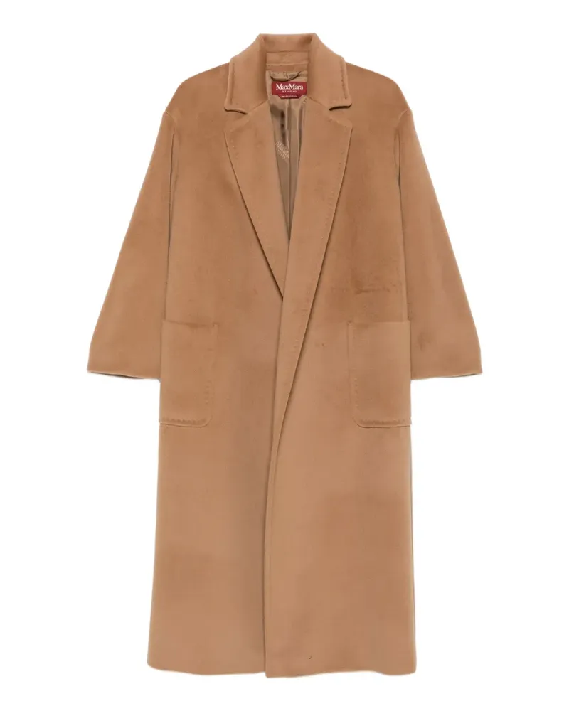 Max Mara Mantel mit fallendem Revers - Nude Nude