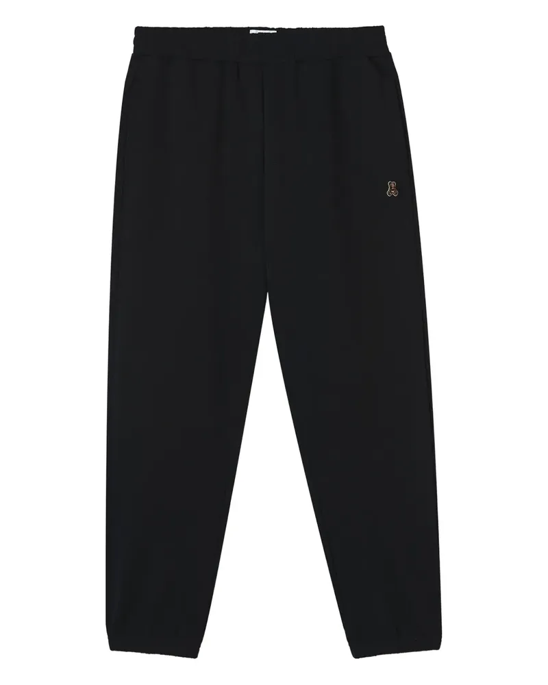 Izzue Jogginghose mit Logo-Stickerei - Schwarz Schwarz