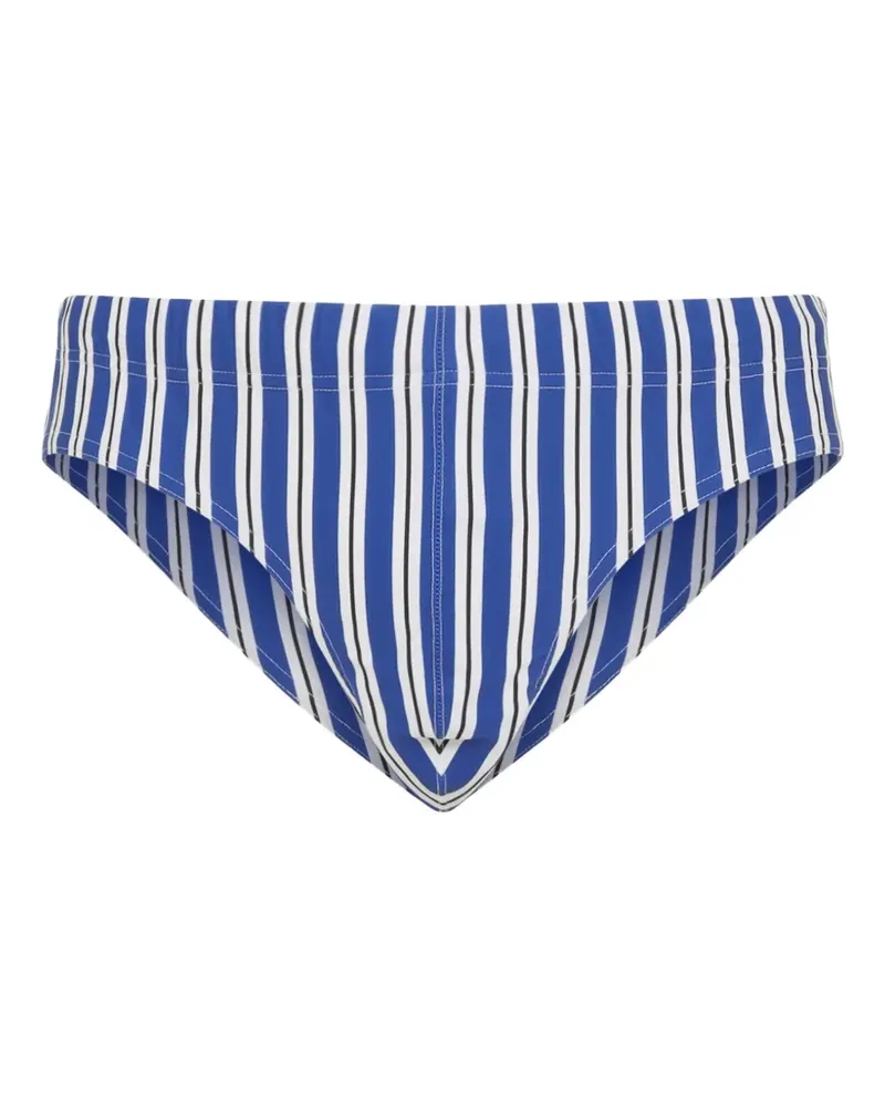 Tom Ford Gestreifte Badehose - Blau Blau