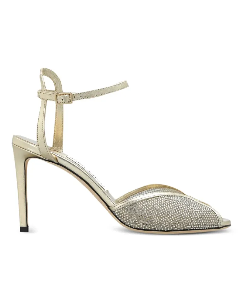 Jimmy Choo Sandalen mit Kristallen - Gold Gold