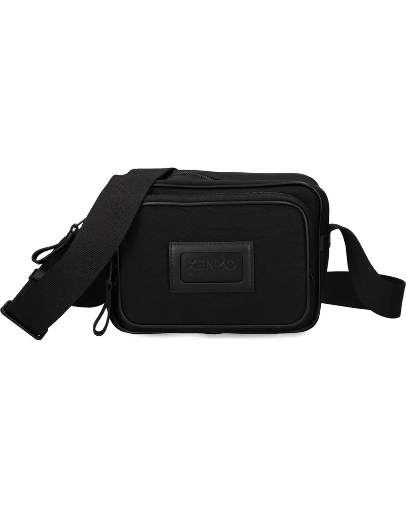 Kenzo Kommuter zip shoulder bag - Schwarz Schwarz