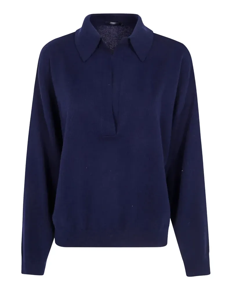 Seventy collared long-sleeve sweater - Blau Blau