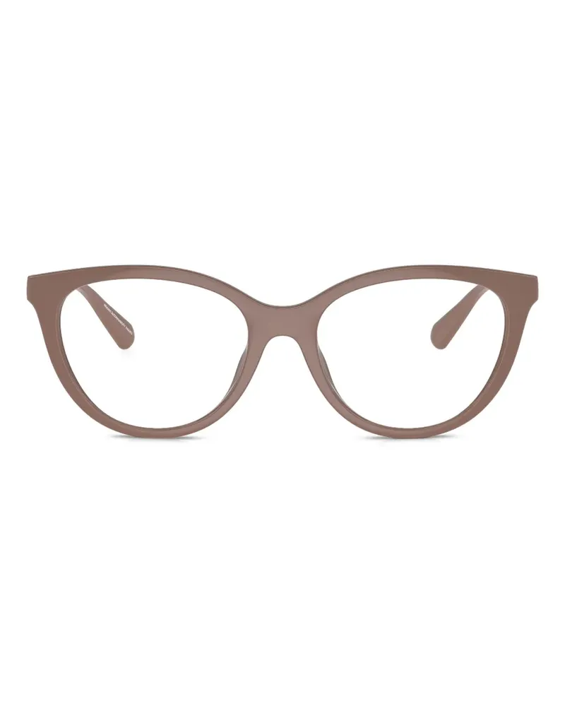 Emporio Armani Brille im Cat-Eye-Design - Braun Braun