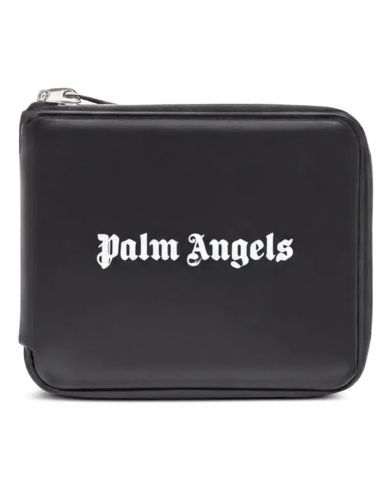 Palm Angels Portemonnaie mit Rundumreißverschluss - Schwarz Schwarz