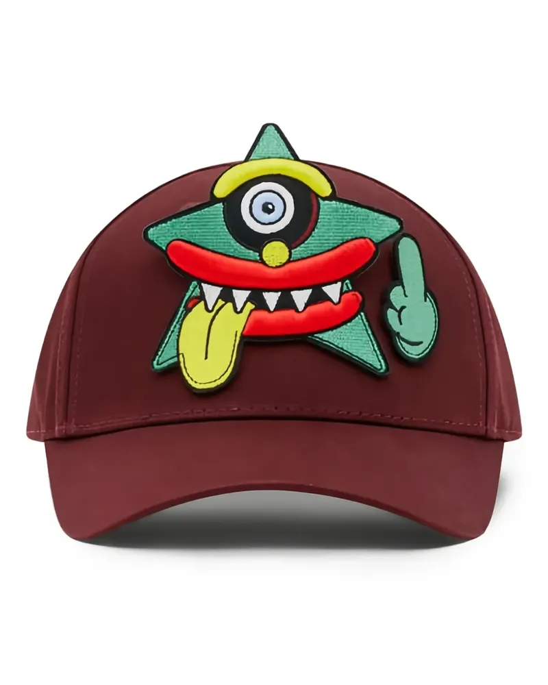 Walter van Beirendonck Dance Baseballkappe mit Applikation - Braun Braun