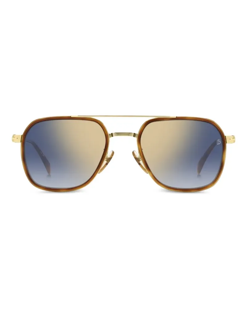 EYEWEAR by DAVID BECKHAM geometric-frame sunglasses - Braun Braun