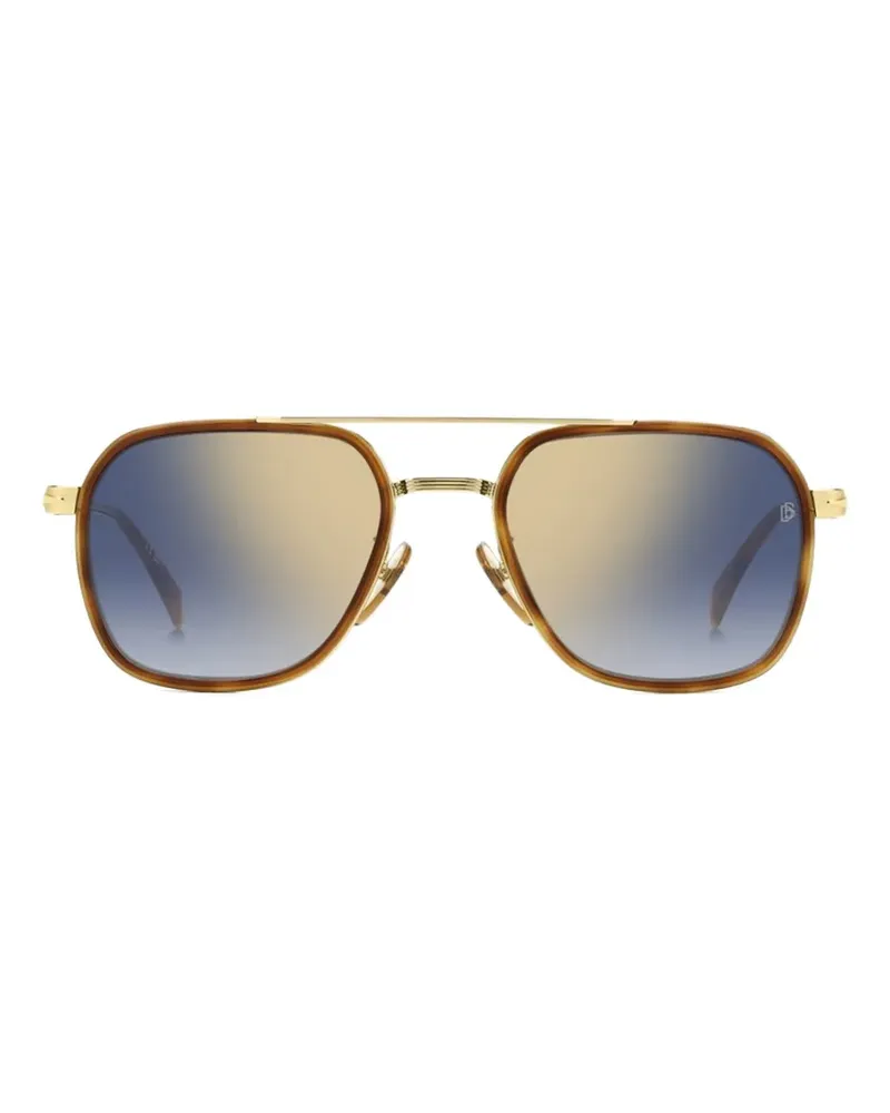 EYEWEAR by DAVID BECKHAM geometric-frame sunglasses - Braun Braun