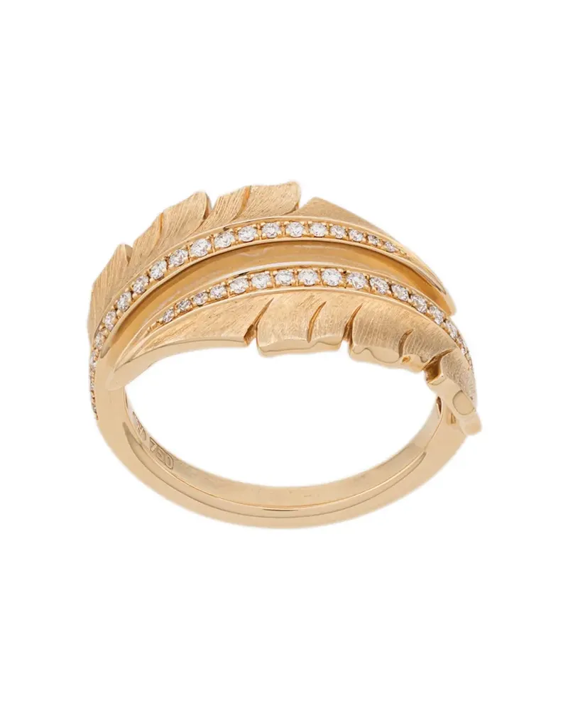 Stephen Webster Ring mit verziertem Blatt - Gold Gold