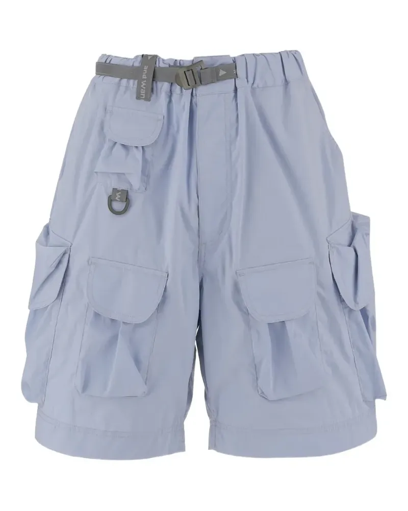 and wander belted multi-pocket shorts - Blau Blau