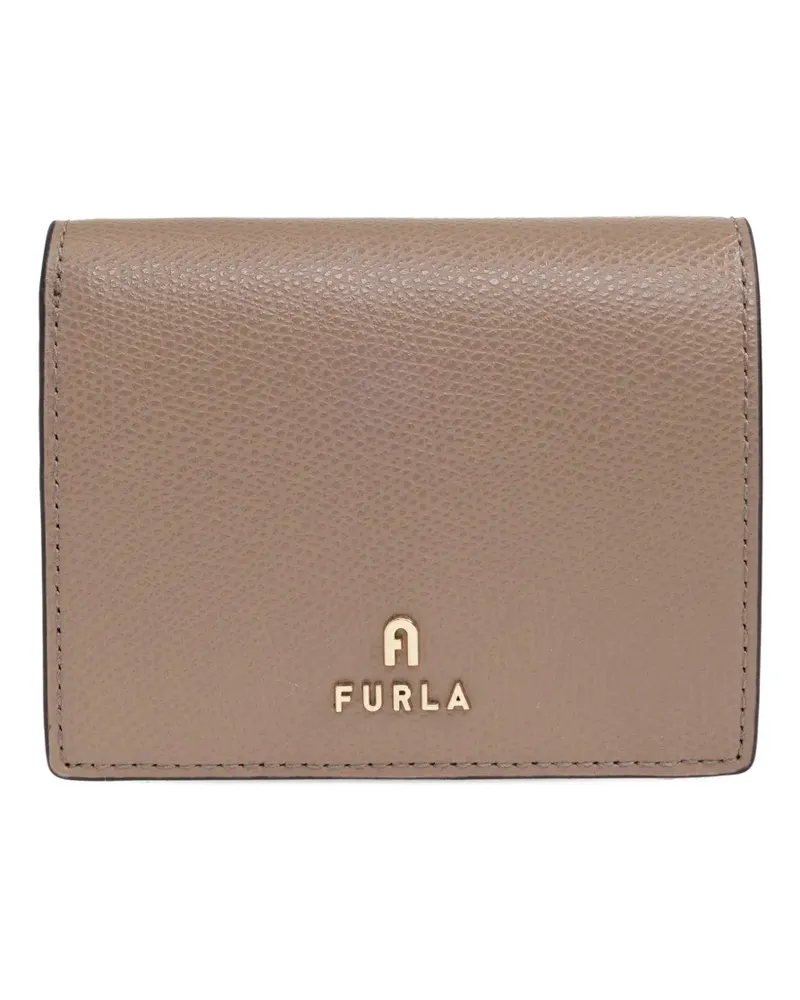 Furla logo-lettering wallet - Nude Nude