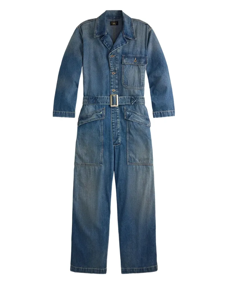 Ralph Lauren Jumpsuit mit Gürtel - Blau Blau