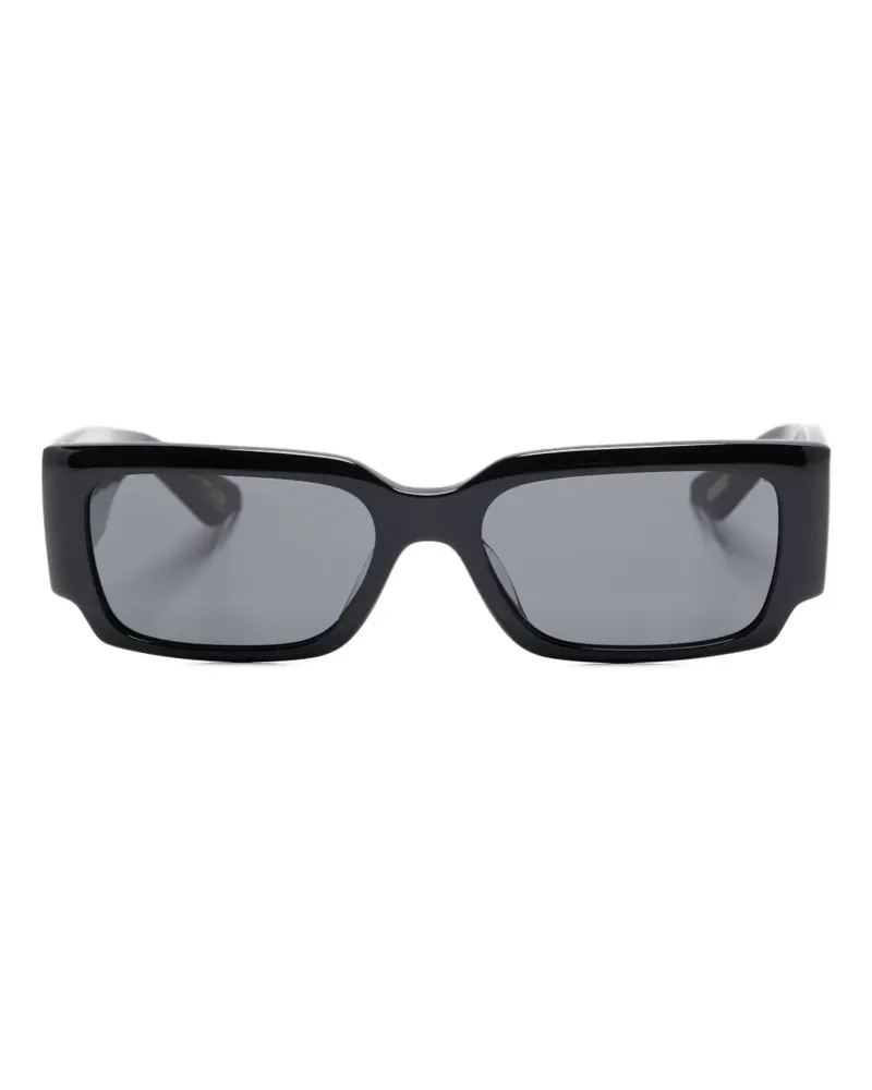 Oliver Peoples 1995C Sonnenbrille mit eckigem Gestell - Schwarz Schwarz