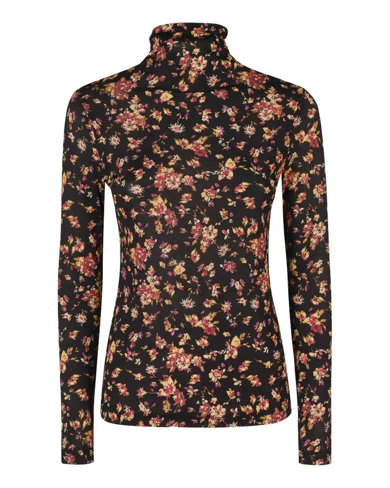 Ulla Johnson Aurelia floral-print top - Schwarz Schwarz