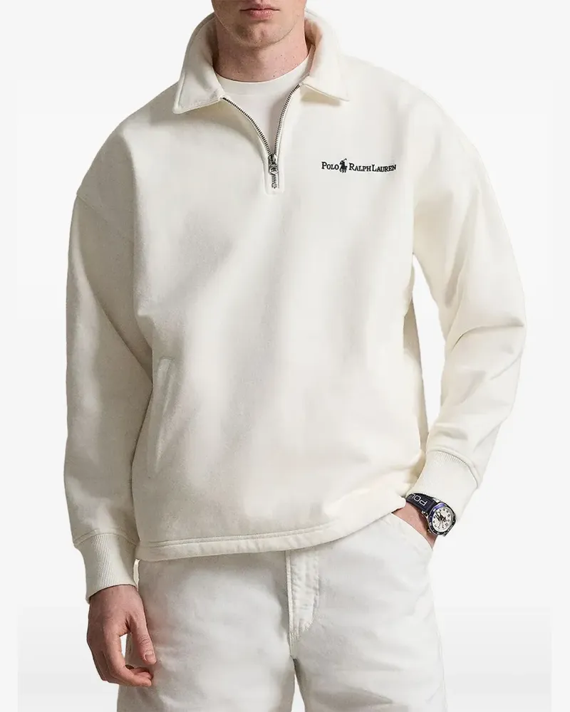 Ralph Lauren Sweatshirt mit Reißverschluss - Nude Nude