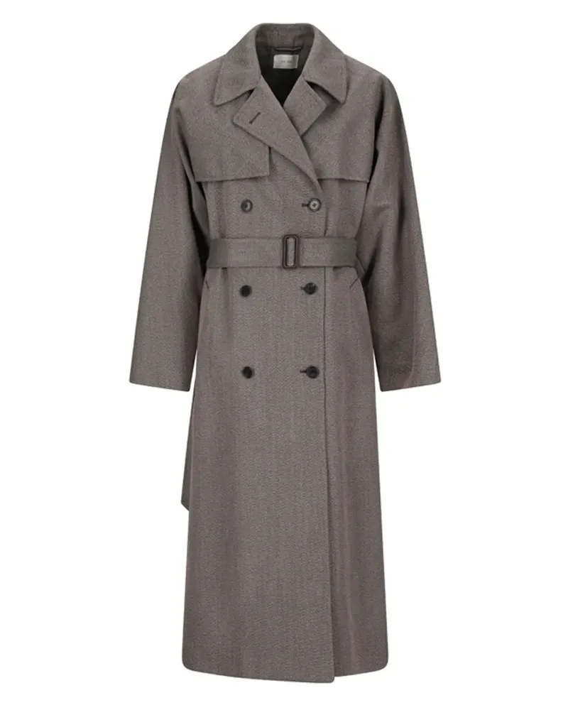 The Row Rhydian belted double-breasted coat - Braun Braun