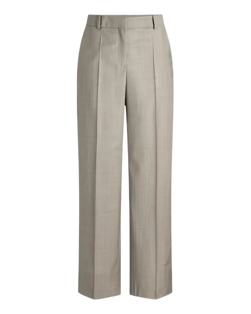 HUGO BOSS Hose aus melierter Schurwolle mit Stretchanteil - Nude Nude