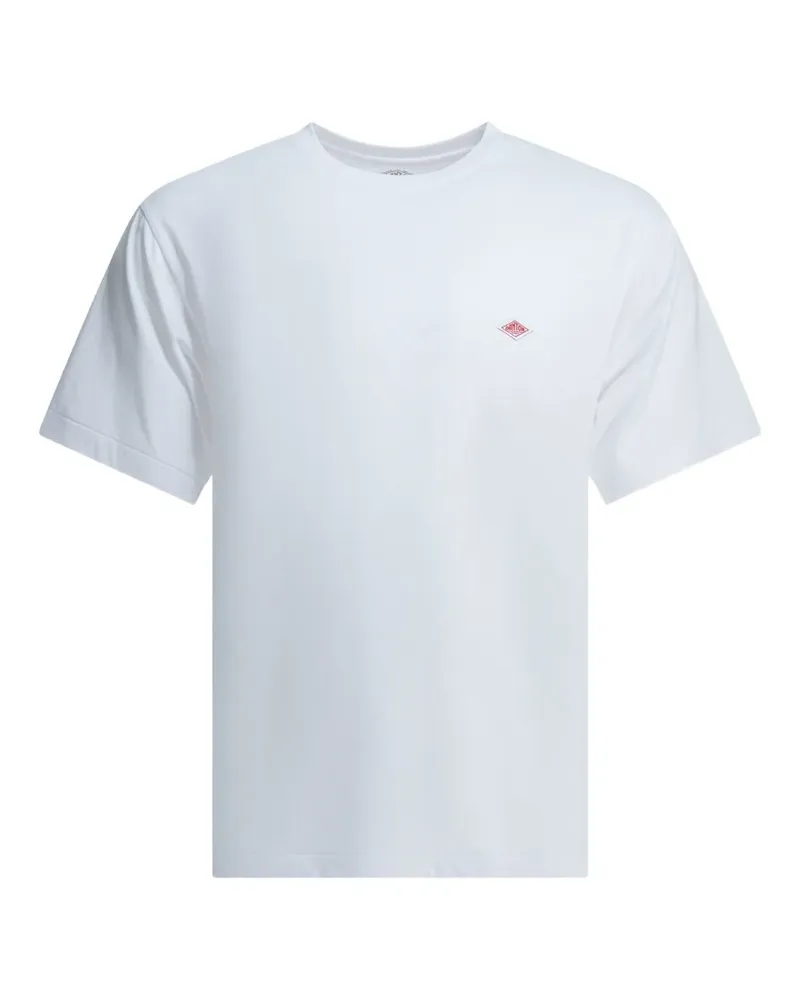 Danton logo-patch T-shirt - Weiß Weiß