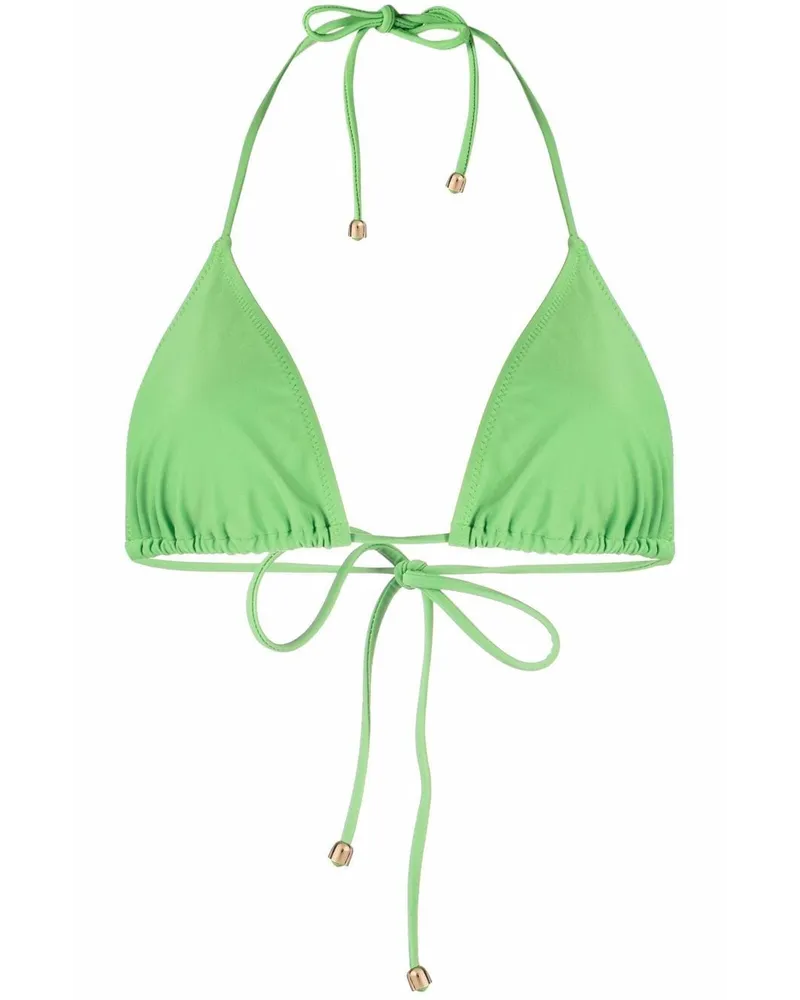 Nanushka Bikinioberteil mit Neckholder - Grün Grün