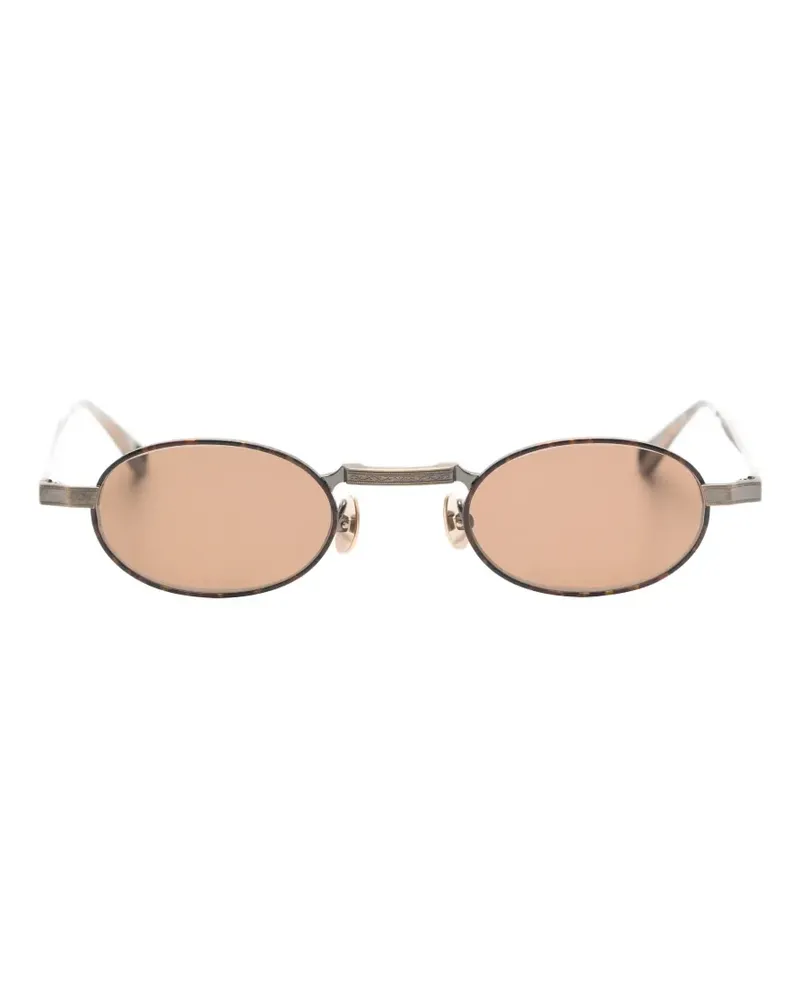 MATSUDA oval-frame sunglasses - Grau Grau
