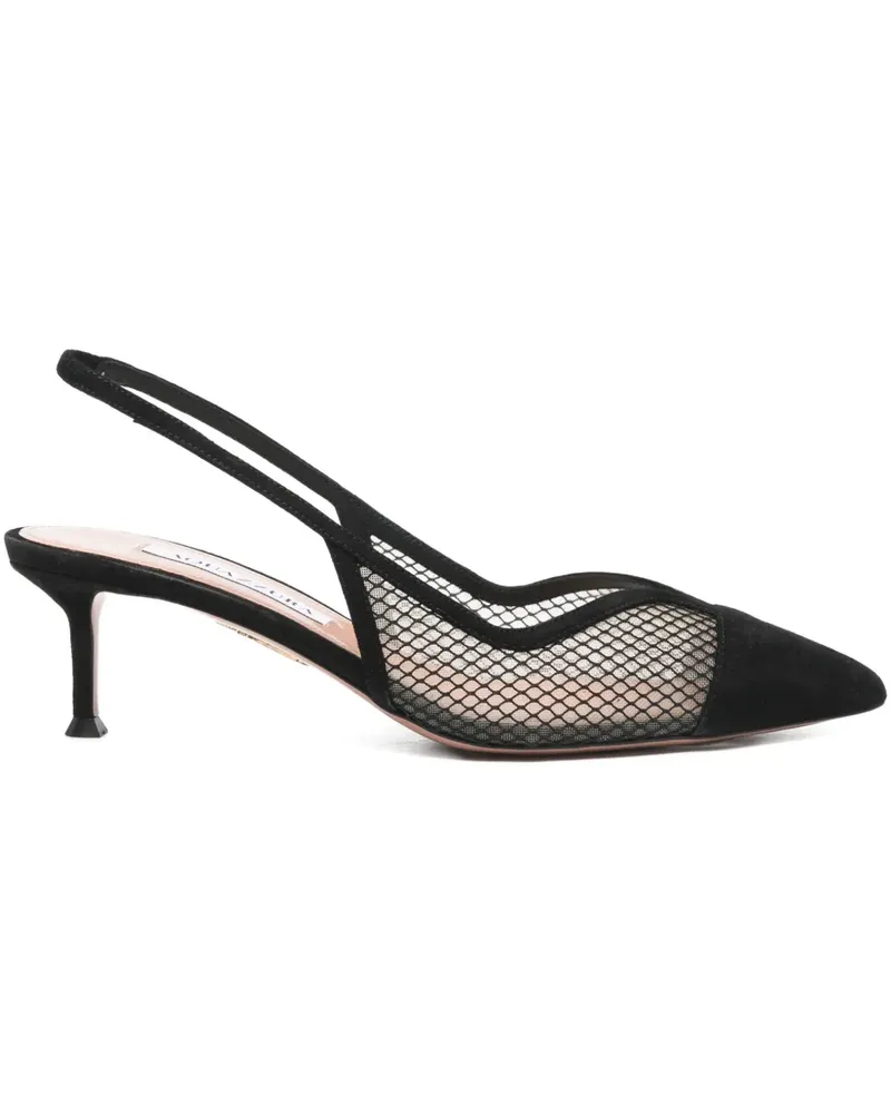 Aquazzura Gia slingback pumps - Schwarz Schwarz