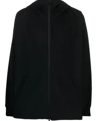 Y-3 Windbreaker mit Kapuze Schwarz