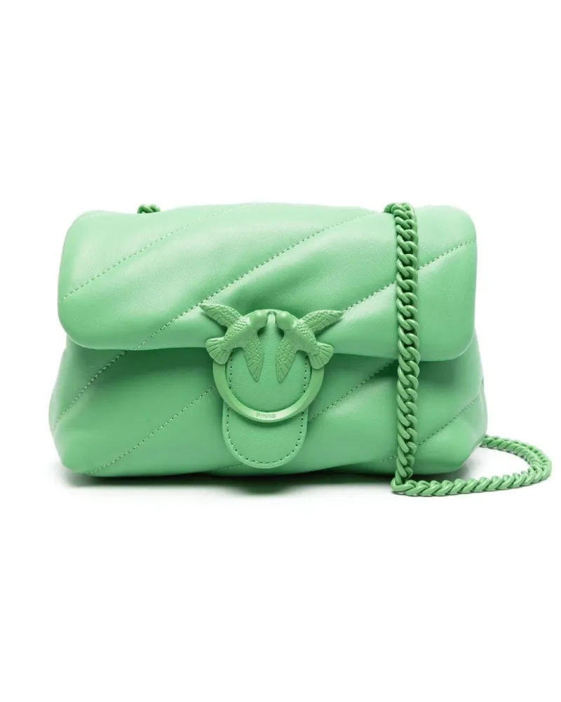 Pinko Gesteppte Love Mini-Schultertasche - Grün Grün