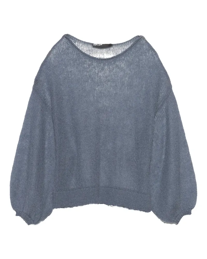 BIMBA Y LOLA Pullover mit U-Boot-Ausschnitt - Blau Blau
