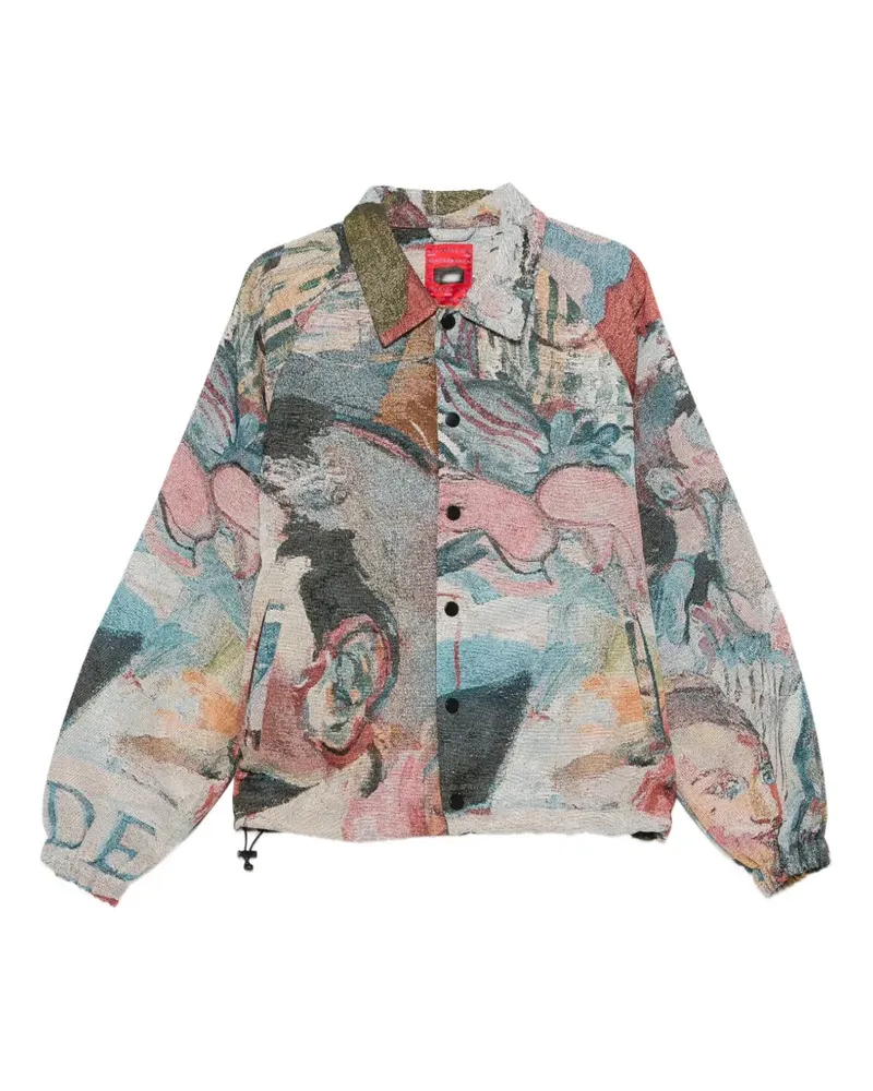 KidSuper Jacquard-Jacke mit Tapisserie-Effekt - Nude Nude