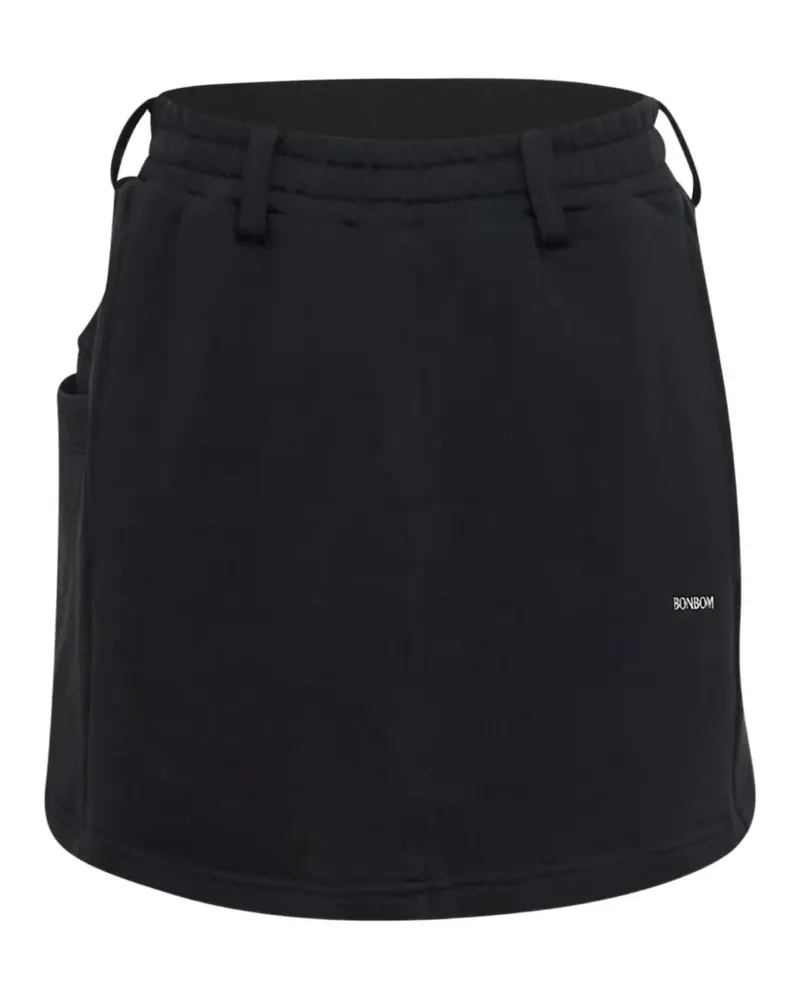 BONBOM Giant front-volume mini skirt - Schwarz Schwarz