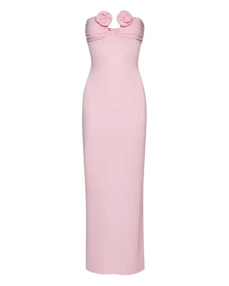 Magda Butrym rosettes ruched maxi dress - Rosa Rosa
