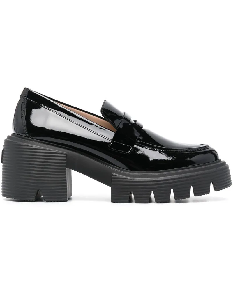 Stuart Weitzman Soho Loafer aus Lackleder - Schwarz Schwarz