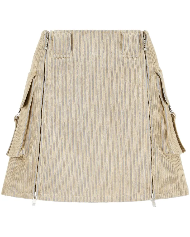 STUDIO TOMBOY Minirock aus Cord - Nude Nude