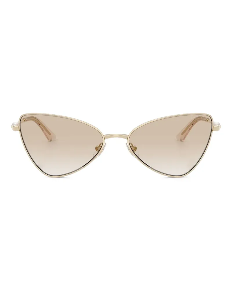 Jimmy Choo Cat-Eye-Sonnenbrille - Gold Gold